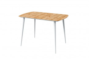 Стол обеденный Прайм Лайт, Дуб вотан/белый в Муравленко - muravlenko.mebel-tymen.ru | фото