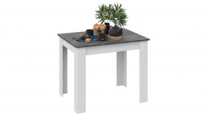 Стол обеденный «Промо» тип 1 Белый/Ателье темный в Муравленко - muravlenko.mebel-tymen.ru | фото