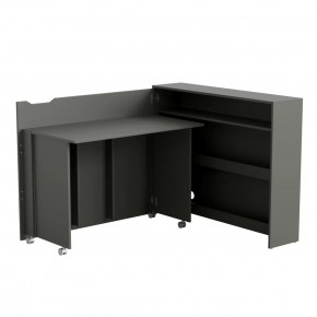 Стол письменный Графит Luis НК-мебель в Муравленко - muravlenko.mebel-tymen.ru | фото