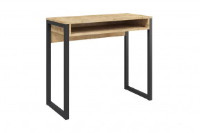 Стол письменный Леонардо, дуб бунратти/черный в Муравленко - muravlenko.mebel-tymen.ru | фото