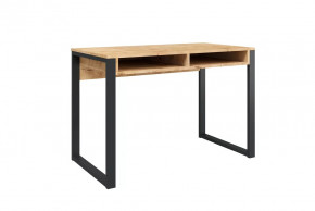 Стол письменный Лунар, дуб бунратти/черный в Муравленко - muravlenko.mebel-tymen.ru | фото