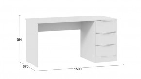 Стол письменный «Марли» Тип 2 Белый в Муравленко - muravlenko.mebel-tymen.ru | фото