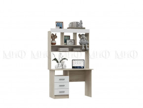 Стол письменный Мартина ЛДСП с надстройкой в Муравленко - muravlenko.mebel-tymen.ru | фото