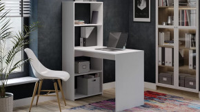 Стол письменный тип 12 Белый Ясень в Муравленко - muravlenko.mebel-tymen.ru | фото