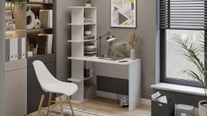 Стол письменный тип 4 Белый Ясень в Муравленко - muravlenko.mebel-tymen.ru | фото