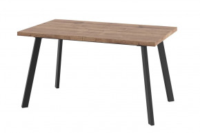 Стол раздвижной Borg-140, дуб велингтон/черный в Муравленко - muravlenko.mebel-tymen.ru | фото