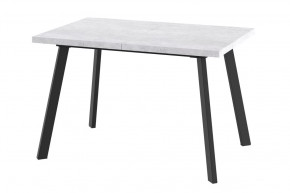 Стол раздвижной Borg-140, серый сланец/черный в Муравленко - muravlenko.mebel-tymen.ru | фото