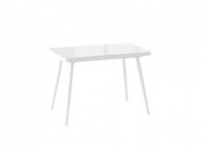 Стол раздвижной Borg radial-110, белый/белый в Муравленко - muravlenko.mebel-tymen.ru | фото