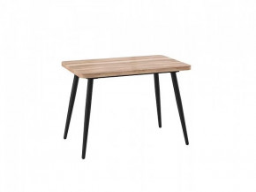 Стол раздвижной Borg radial-110, дуб каньон/черный в Муравленко - muravlenko.mebel-tymen.ru | фото