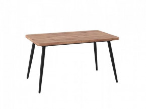 Стол раздвижной Borg radial-140, дуб велингтон/черный в Муравленко - muravlenko.mebel-tymen.ru | фото