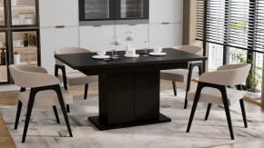 Стол раздвижной «Детройт» Тип 1 Черный в Муравленко - muravlenko.mebel-tymen.ru | фото