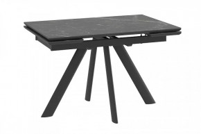 Стол раздвижной Jack-120, stone black st cer/черный в Муравленко - muravlenko.mebel-tymen.ru | фото