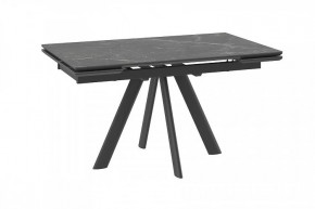 Стол раздвижной Jack-140, stone black st cer/черный в Муравленко - muravlenko.mebel-tymen.ru | фото