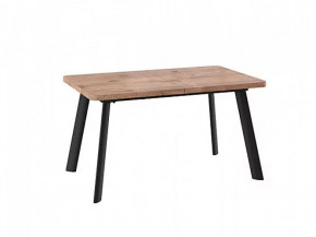 Стол раздвижной LEON LUX RADIAL-140 дуб веллингтон/черный в Муравленко - muravlenko.mebel-tymen.ru | фото