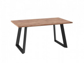 Стол раздвижной LOFT LUX-160, дуб веллингтон/черный в Муравленко - muravlenko.mebel-tymen.ru | фото