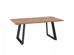 Стол раздвижной LOFT LUX-180, дуб веллингтон/черный в Муравленко - muravlenko.mebel-tymen.ru | фото