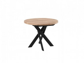 Стол раздвижной RONALDO-100, дуб каньон/черный в Муравленко - muravlenko.mebel-tymen.ru | фото