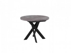 Стол раздвижной RONALDO-100, дымчатая керамика/черный в Муравленко - muravlenko.mebel-tymen.ru | фото