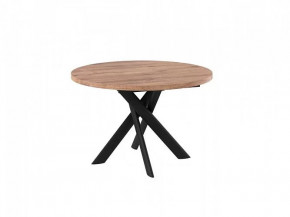 Стол раздвижной RONALDO-120, дуб велингтон/черный в Муравленко - muravlenko.mebel-tymen.ru | фото