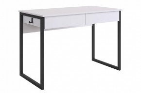 Стол Юниор белое дерево/черный муар в Муравленко - muravlenko.mebel-tymen.ru | фото