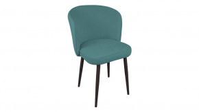 Стул «Боско»  Черный муар, Велюр DREAM Mint (бирюзовый) в Муравленко - muravlenko.mebel-tymen.ru | фото