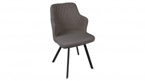Стул «Лукас» Черный муар, Микровелюр BRENDY Latte в Муравленко - muravlenko.mebel-tymen.ru | фото