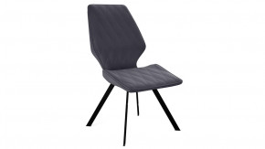 Стул «Матэо»  Черный муар, Микровелюр BRENDY Graphite в Муравленко - muravlenko.mebel-tymen.ru | фото