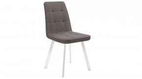 Стул «Рони»  Белый муар, Микровелюр BRENDY Latte в Муравленко - muravlenko.mebel-tymen.ru | фото