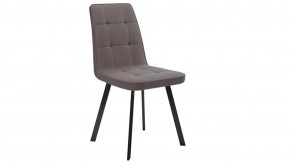 Стул «Рони»  Черный муар, Микровелюр BRENDY Latte в Муравленко - muravlenko.mebel-tymen.ru | фото