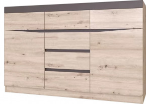 "ТИАНА" комод 6ящ.+2дв. в Муравленко - muravlenko.mebel-tymen.ru | фото