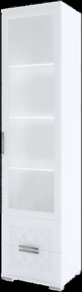 Тиффани гостиная М07 Пенал-витрина в Муравленко - muravlenko.mebel-tymen.ru | фото