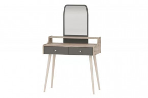 Трюмо 4-25916 (ш800*г448*в1330мм), ЛДСП Графит/Дуб крафт серый в Муравленко - muravlenko.mebel-tymen.ru | фото