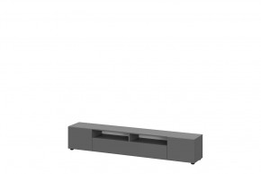 Тумба для телевидеоаппаратуры графит серый Денвер в Муравленко - muravlenko.mebel-tymen.ru | фото
