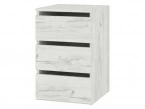 Тумба Кент-1 Секция-4 Дуб Крафт Белый в Муравленко - muravlenko.mebel-tymen.ru | фото