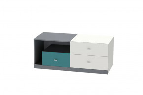 Тумба Клео Т-1, 1200 мм, графит, миндаль, океан Диал в Муравленко - muravlenko.mebel-tymen.ru | фото