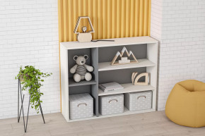 Тумба Клео Т-2, 490 мм, графит, миндаль Диал в Муравленко - muravlenko.mebel-tymen.ru | фото