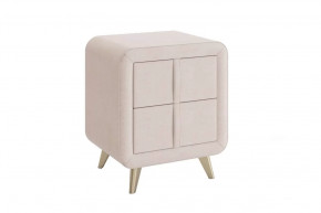 Тумба прикроватная Софи 2 крем (велюр) в Муравленко - muravlenko.mebel-tymen.ru | фото