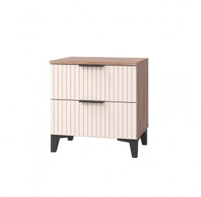 Тумба прикроватная Тоскана, дуб табачный/бисквит в Муравленко - muravlenko.mebel-tymen.ru | фото