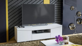 Тумба ТВ тип 1 Белый Ясень в Муравленко - muravlenko.mebel-tymen.ru | фото