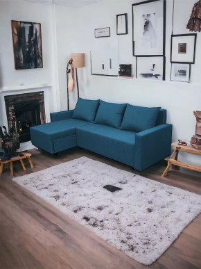 Угловой диван Шерри Савана Деним в Муравленко - muravlenko.mebel-tymen.ru | фото