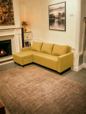 Угловой диван Шерри Савана Елоу в Муравленко - muravlenko.mebel-tymen.ru | фото