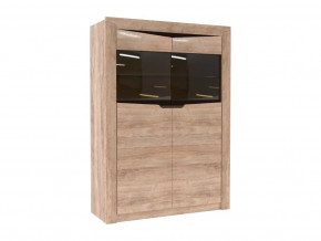 Витрина малая Версаль-5 Секция-11 Дуб баррик в Муравленко - muravlenko.mebel-tymen.ru | фото