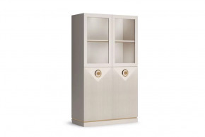 Витрина низкая "Капри" Сатин/Сатин в Муравленко - muravlenko.mebel-tymen.ru | фото