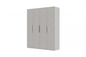 Вива Шкаф распашной ШР-4 без зеркала Белый/Платина в Муравленко - muravlenko.mebel-tymen.ru | фото