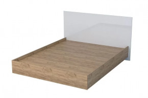 ЭГО Кровать (арт.031) Дуб крафт/Белый глянец Диал в Муравленко - muravlenko.mebel-tymen.ru | фото